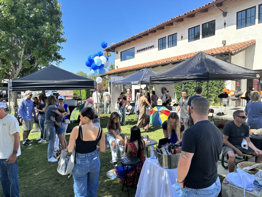 Malibu residents enjoyed the Homes for Dogs event at the Malibu Country Mart on October 8