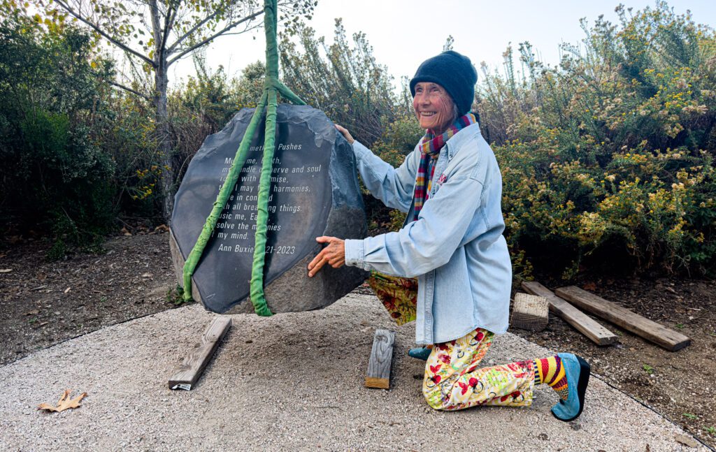 PETER C JONES Ann Buxie 1 Malibu Poetry Stones Installation October 27 2023 44