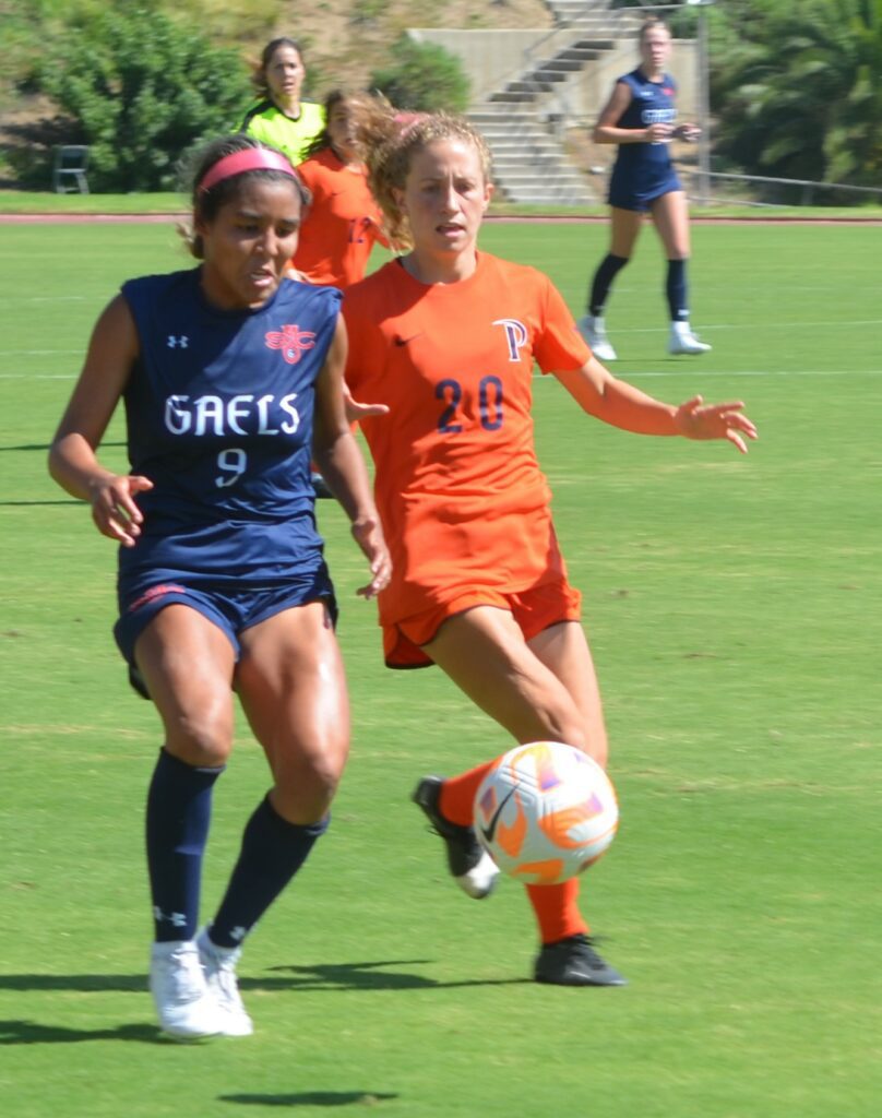 Pepperdine senior Tori Waldeck 20 was named the WCC Offensive Player of the Year. Photo by McKenzie Jackson