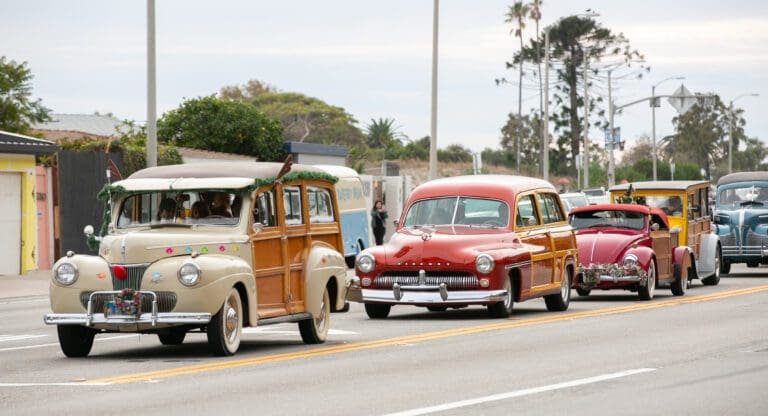 20th annual Malibu Christmas Woodie Parade shares joy all along PCH 