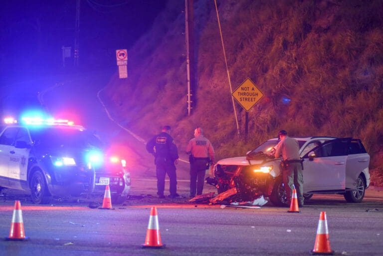 Malibu VOP and LASD Sheriff’s respond to a series of accidents in Malibu last week