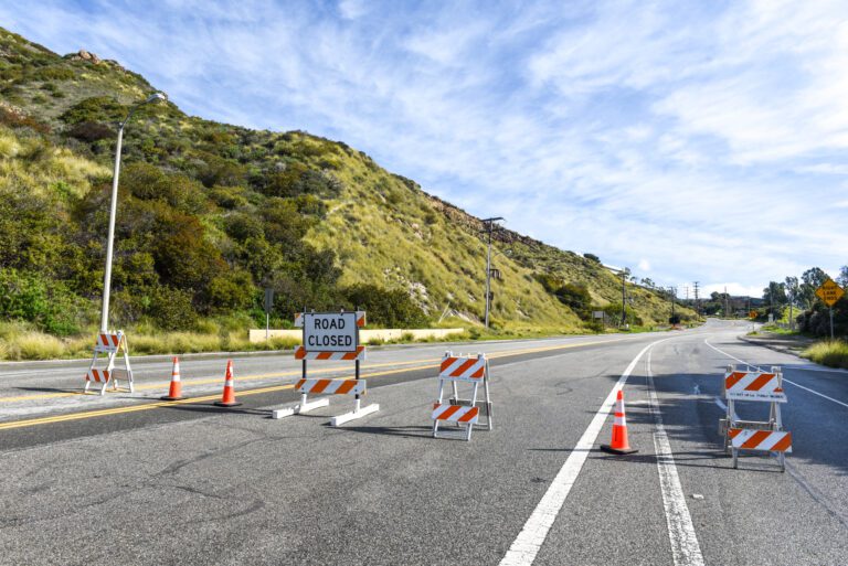Malibu Canyon may be closed for 2 to 3 days due to rockslide while maintenance crews clear debris