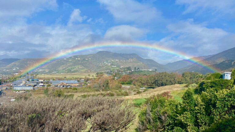 Malibu Best Shot: Rainbow over Trancas Canyon