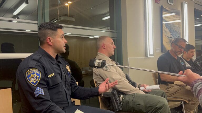 CHP personnel provides update on PCH enforcement during Public Safety Commission meeting
