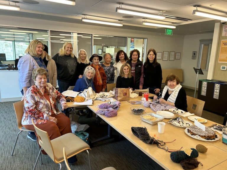 A diverse group of women unite in Malibu through knitting