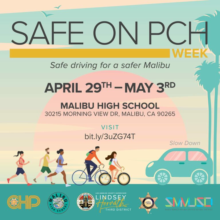County, city, and Malibu High School to host ‘Stay Safe on PCH Week’ 