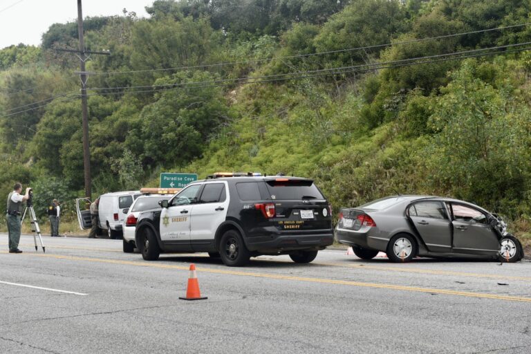 BREAKING: Fatal traffic Collision on PCH, near Winding Way and Paradise Cove