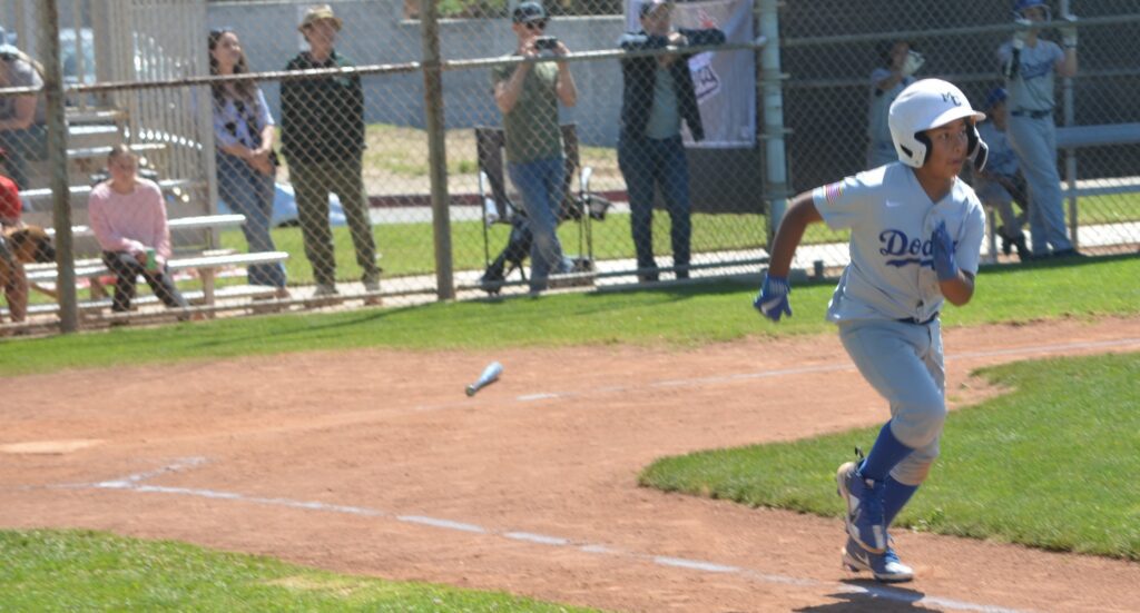 The Dodgers downed the Braves 7 4 in a contest in April. Photo By McKenzie Jackson.