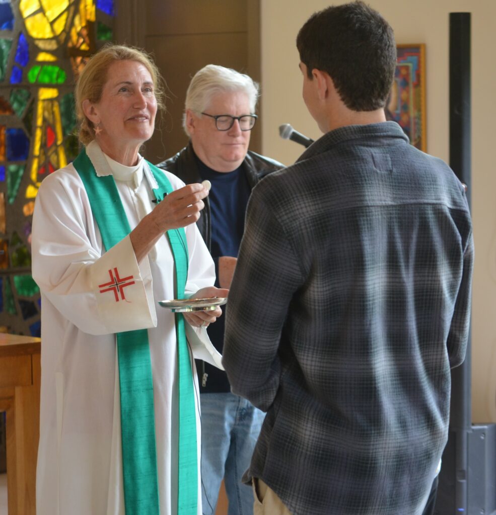 Rev. Dr. Joy Stickney is also a talented tennis player and coaches the sport at Malibu High School. Photo By McKenzie Jackson 1