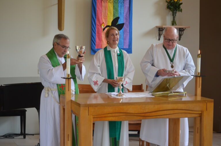 Rev. Stickney leads in church and on tennis court Rev. Stickney leads in church and on tennis court