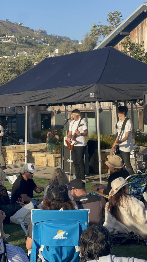 Indio Downey performing at Trancas Concert Series 2