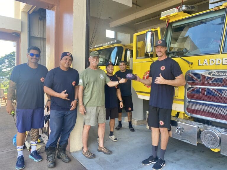 Malibu CERT Team visits Lahaina Station of the Maui Fire Department