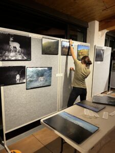 The cameras gather a series of photos triggered when an infrared beam detecting both motion and heat is tripped. Photos by Miroslava Munguia Ramos