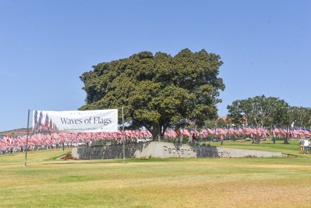 34 Pepperdine Flags SamBravo