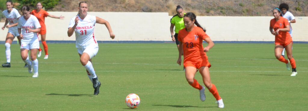 Midfielder Kyra Murphy scored the Waves third goal in their victory over Cornell. Photo by McKenzie Jackson