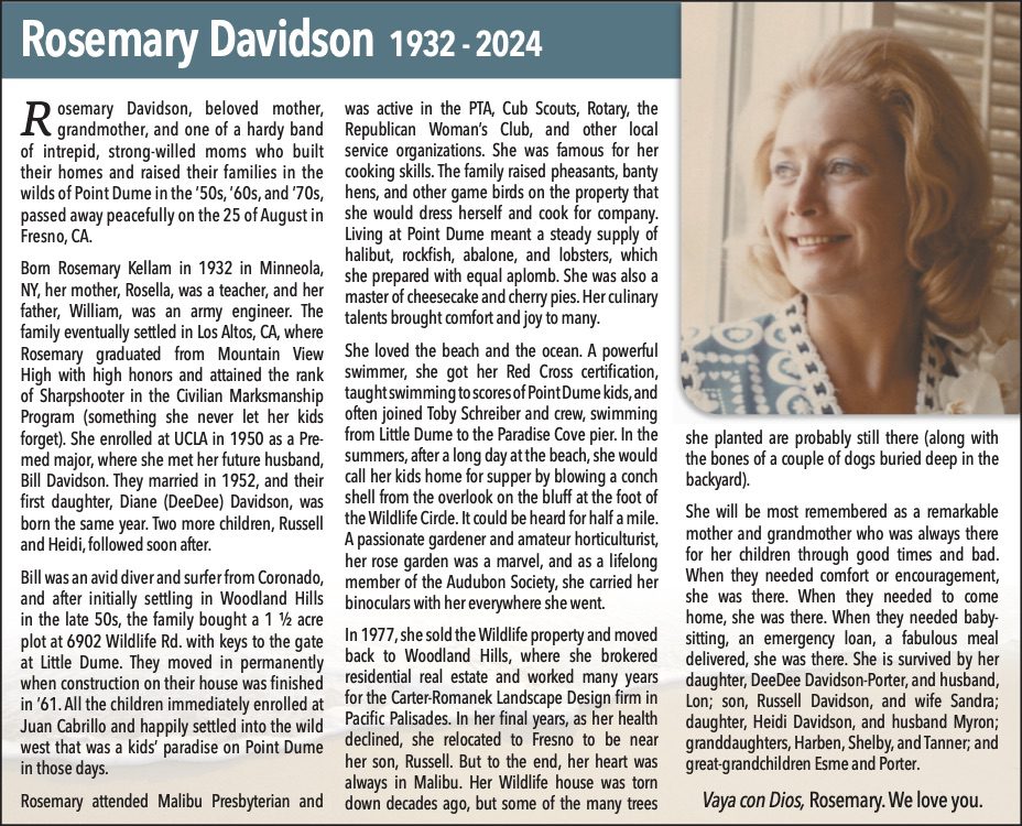 Rosemary Davidson Obit TMT showcase 091224 v5 1 1