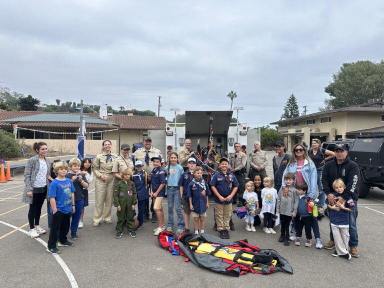 Malibu Scouts and Malibu Search and Rescue team up at Our Lady of Malibu