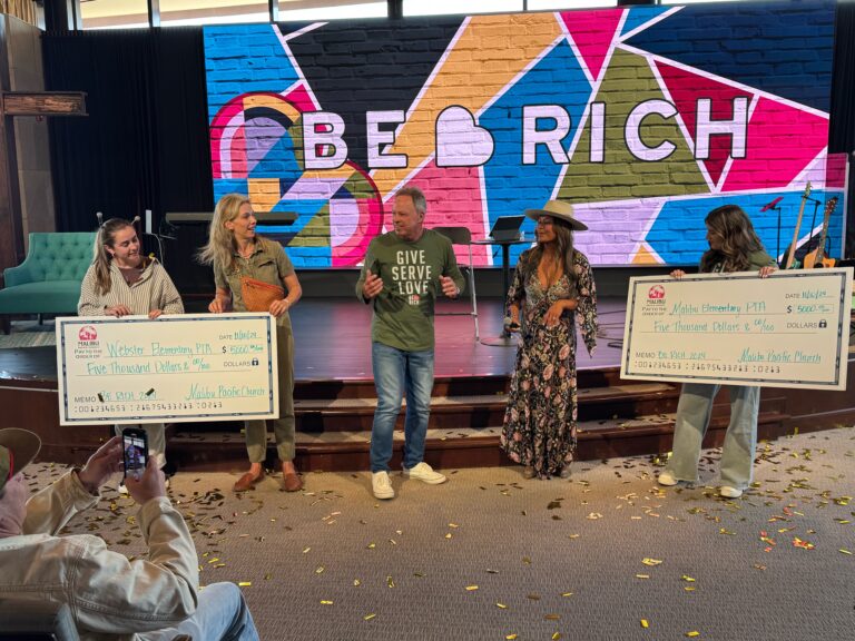 Malibu Pacific Church’s mantra: Give, serve, love
