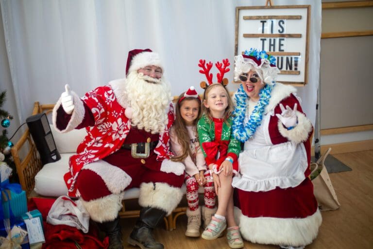 Families enjoy Breakfast with Santa and Mrs. Claus