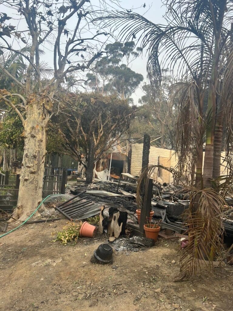 Malibu family deals with loss of home in the Franklin Fire