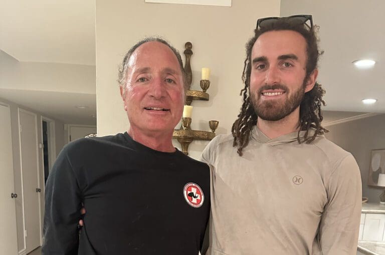 Father and son fight to protect Big Rock neighborhood after firestorm