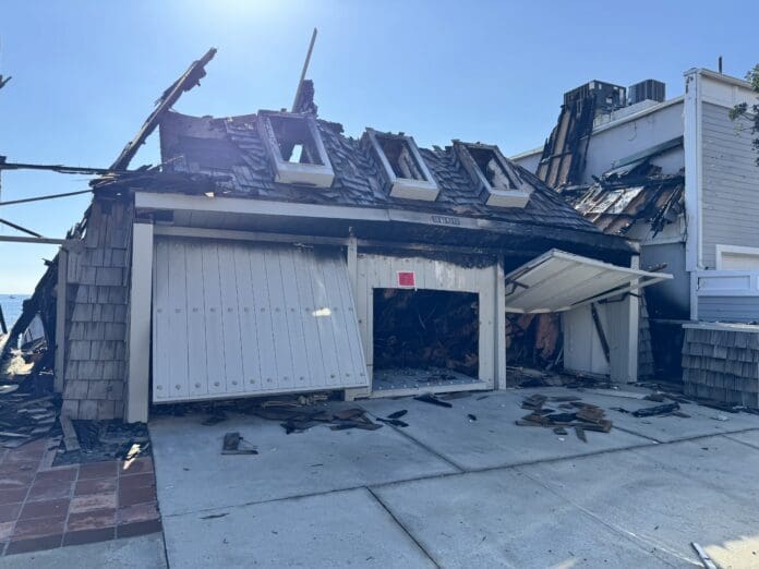 Palisades Fire damage along Pacific Coast Highway January 2025