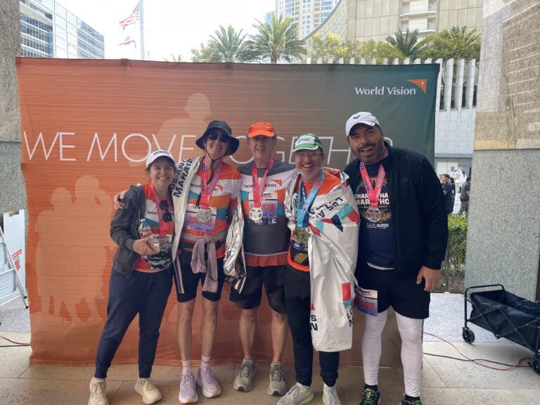 St. Aidan’s member completes LA Marathon for the first time