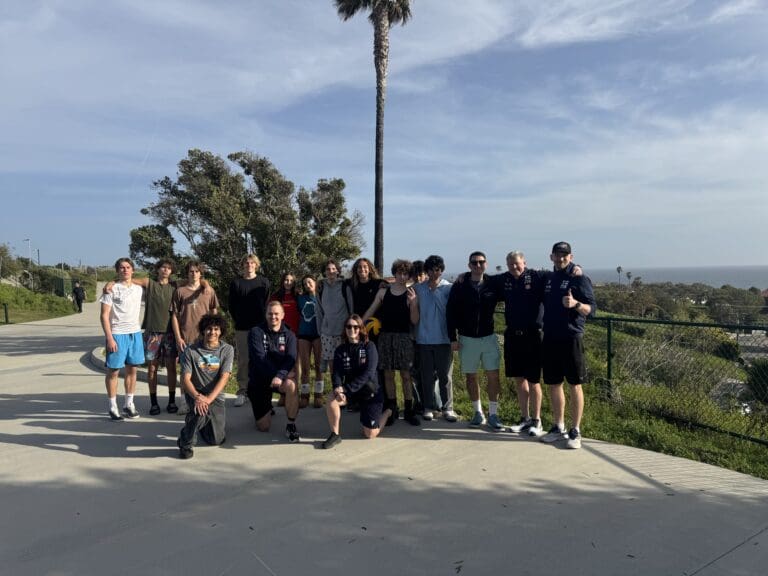 Sharks boys volleyball hosts Finnish coaches, dines on acai, and wins