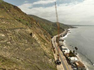 Caltrans slopes PCH Crane