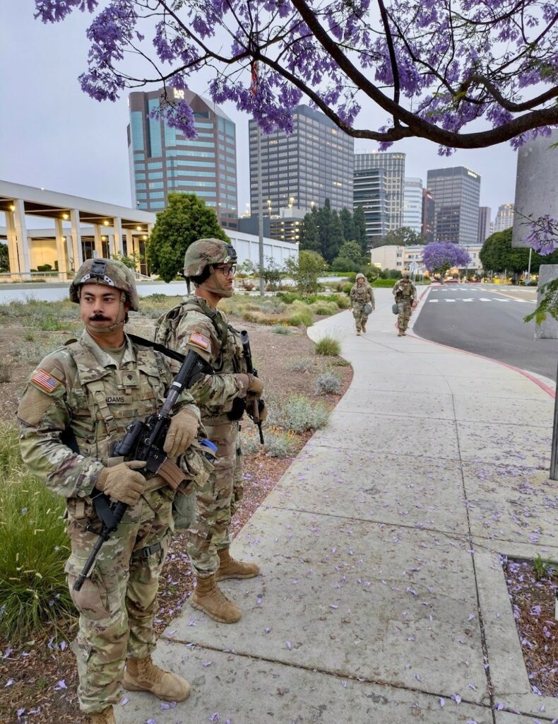 National Guard deployed in Los Angeles National Guard arrives in LA US Northern Command 2