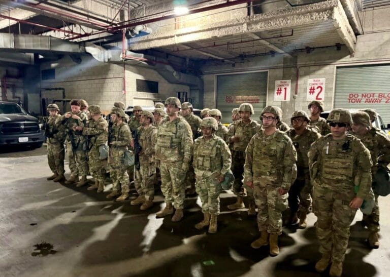 National Guard deployed in Los Angeles