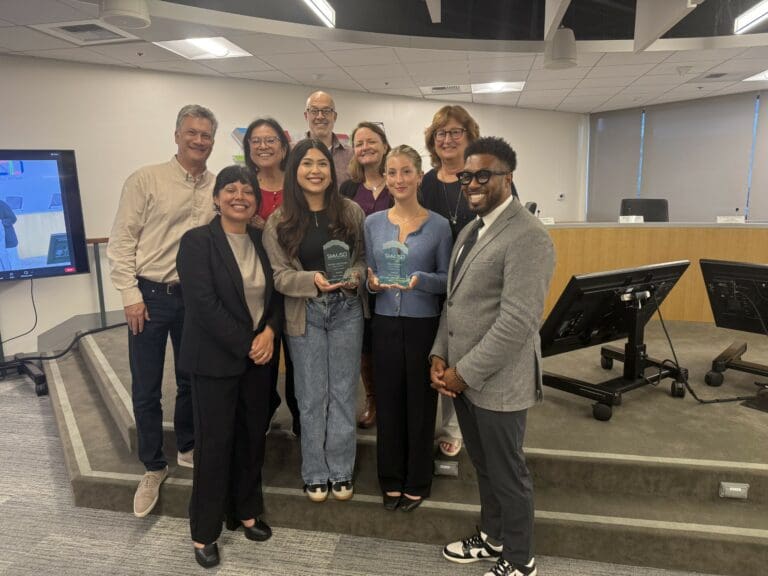 Recognizing student Board Members for their leadership and service