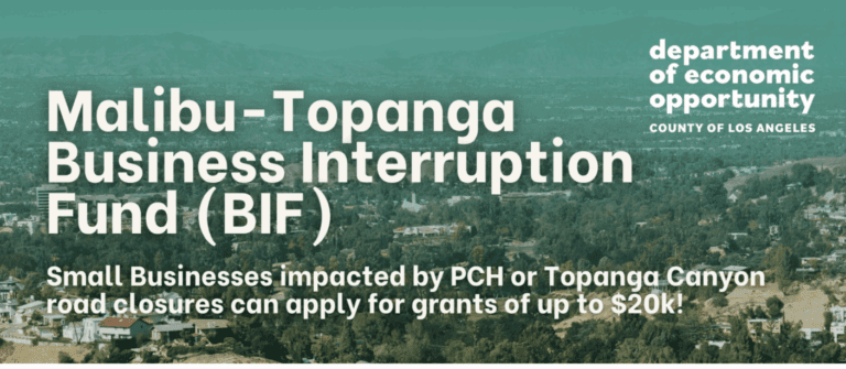 Deadline approaching for Malibu-Topanga Business Interruption Fund grants, Aug. 22