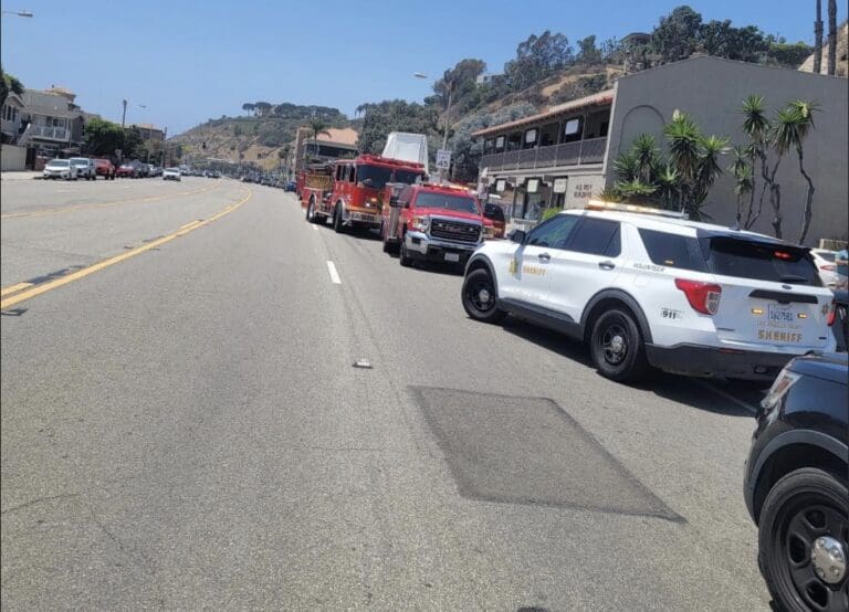 Pedestrian injured in PCH collision