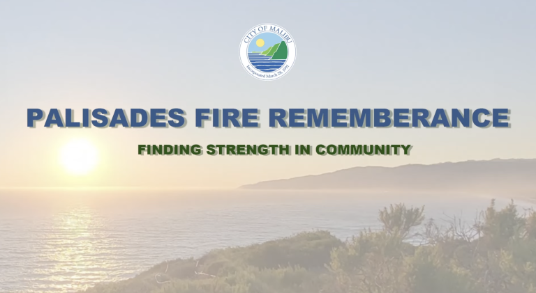 The City of Malibu hosts formal remembrance program